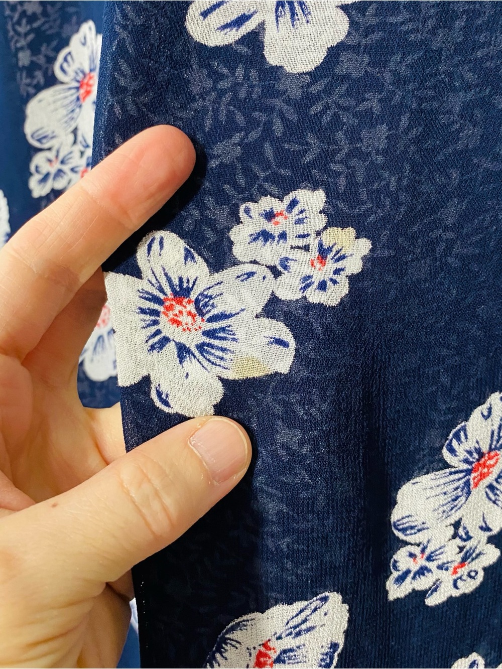 VINTAGE SAG HARBOR Reversible Floral Maxi Dress - Picture 8 of 10